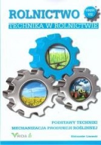 Rolnictwo cz. VII. Technika w rolnictwie - okładka podręcznika