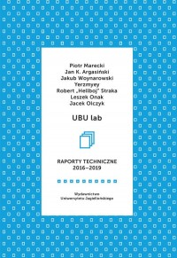 UBU lab. Raporty techniczne 2016-2019 - okładka książki