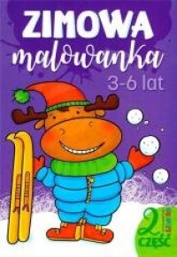 Zimowa malowanka. 3-6 lat cz.2 - okładka książki