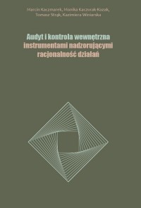 Audyt i kontrola wewnętrzna instrumentami - okładka książki