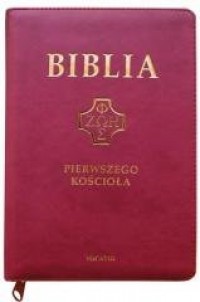 Biblia pierwszego Kościoła złocona - okładka książki