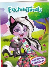 Enchantimals. Kolorowanka z naklejkami - okładka książki
