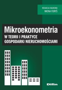 Mikroekonometria w teorii i praktyce - okładka książki
