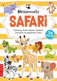 Niesamowite Safari Kolorowanka - okładka książki