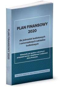 Plan finansowy 2020 dla jednostek - okładka książki