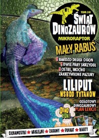 Świat Dinozaurów. 38. MIKRORAPTOR - okładka książki