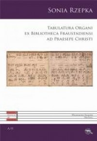 Tabulatura Organi - okładka książki