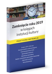 Zamknięcie roku 2019 w księgach - okładka książki