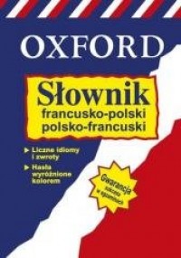 Słownik francusko-polski, polsko-francuski - okładka podręcznika