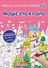 Wielka kolorowanka XXL - Magiczna - okładka książki