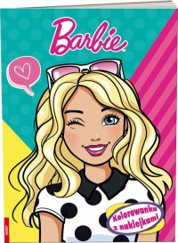 Barbie. Kolorowanka z naklejkami - okładka książki