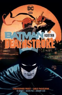 Batman kontra Deathstroke - okładka książki