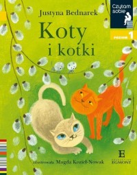 Czytam sobie Koty i kotki - okładka książki