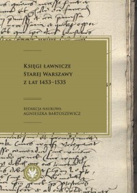Księgi ławnicze Starej Warszawy - okładka książki