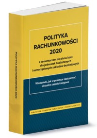 Polityka rachunkowości 2020 z komentarzem - okładka książki