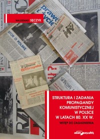 Struktura i zadania propagandy - okładka książki