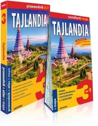 Tajlandia 3w1 przewodnik + atlas - okładka książki