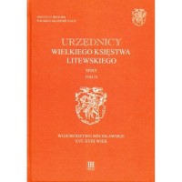Urzędnicy Wielkiego Księstwa Litewskiego. - okładka książki