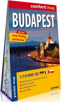 Comfort! map Budapest pocket 1:15 - okładka książki