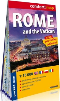 Comfort! map Rzym i Watykan 1:15 - okładka książki