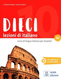 Dieci A2 Lezioni di italiano + - okładka podręcznika