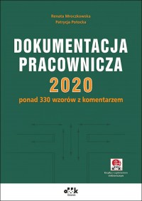Dokumentacja pracownicza 2020 ponad - okładka książki