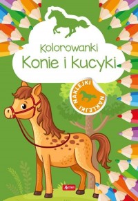 Kolorowanki. Konie i kucyki - okładka książki