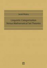 Linguistic Categorization Versus - okładka książki