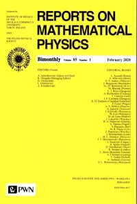 Raport on Mathematical Physics - okładka książki