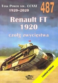 Renault FT 1920. Tank Power vol. - okładka książki