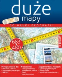 Zestaw map do nauki geografii - okładka książki