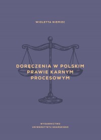 Doręczenia w polskim prawie karnym - okładka książki