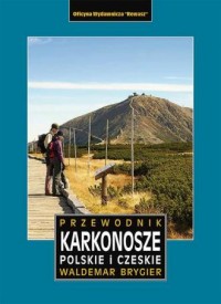 Karkonosze polskie i czeskie przewodnik - okładka książki