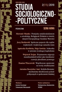 Studia Socjologiczno-Polityczne 2 11 2019