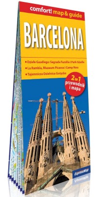 Barcelona laminowany map&guide - okładka książki