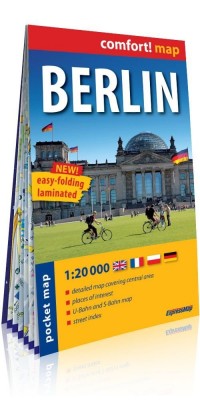 Berlin kieszonkowy laminowany plan - okładka książki