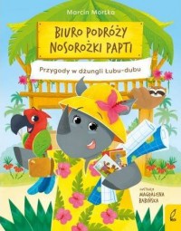 Biuro podróży nosorożki Papti Przygody - okładka książki