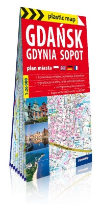 Gdańsk, Gdynia, Sopot; foliowany - okładka książki