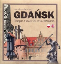 Gdańsk Mapa ręcznie malowana - okładka książki