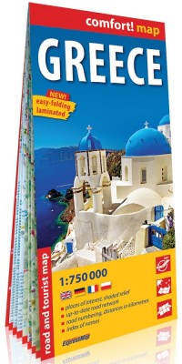 Grecja mapa samochodowo-turystyczna - okładka książki