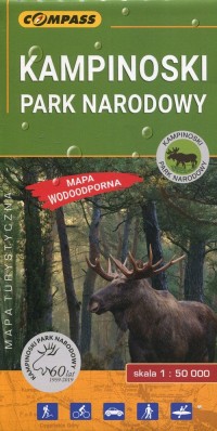 Kampinoski Park Narodowy mapa turystyczna - okładka książki