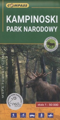 Kampinoski Park Narodowy Mapa turystyczna - okładka książki