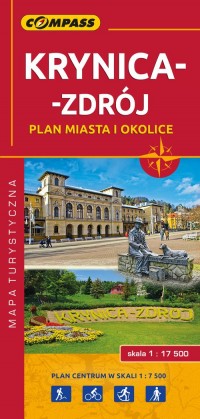 Krynica-Zdrój. Plan miasta i okolice - okładka książki
