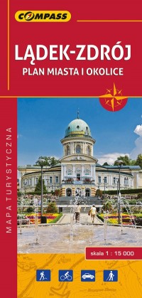 Lądek-Zdrój i okolice mapa turystyczna - okładka książki