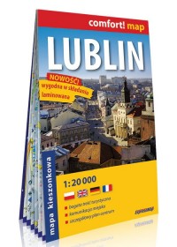 Lublin kieszonkowy laminowany plan - okładka książki