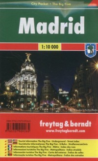 Madrid 1:10 000 - okładka książki