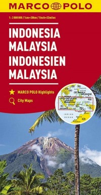 Malezja indonezja mapa. Mapa Marco - okładka książki