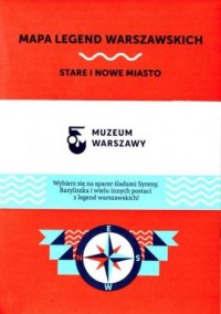 Mapa legend warszawskich - okładka książki