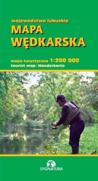 Mapa wędkarska Województwo lubuskie - okładka książki