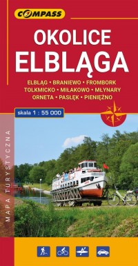Okolice Elbląga mapa turystyczna - okładka książki
